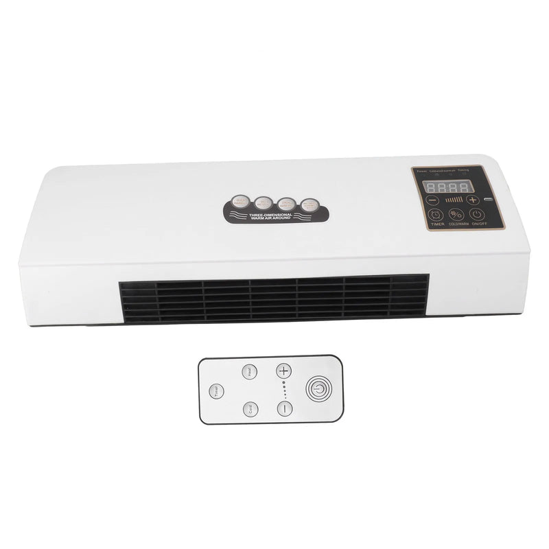 Electric Wall Heaterr Wall Mounted Hot Fan Small Heater Fan Portable Wall Mounted Electric Heater Hot Fan for Bathroom Bedroom