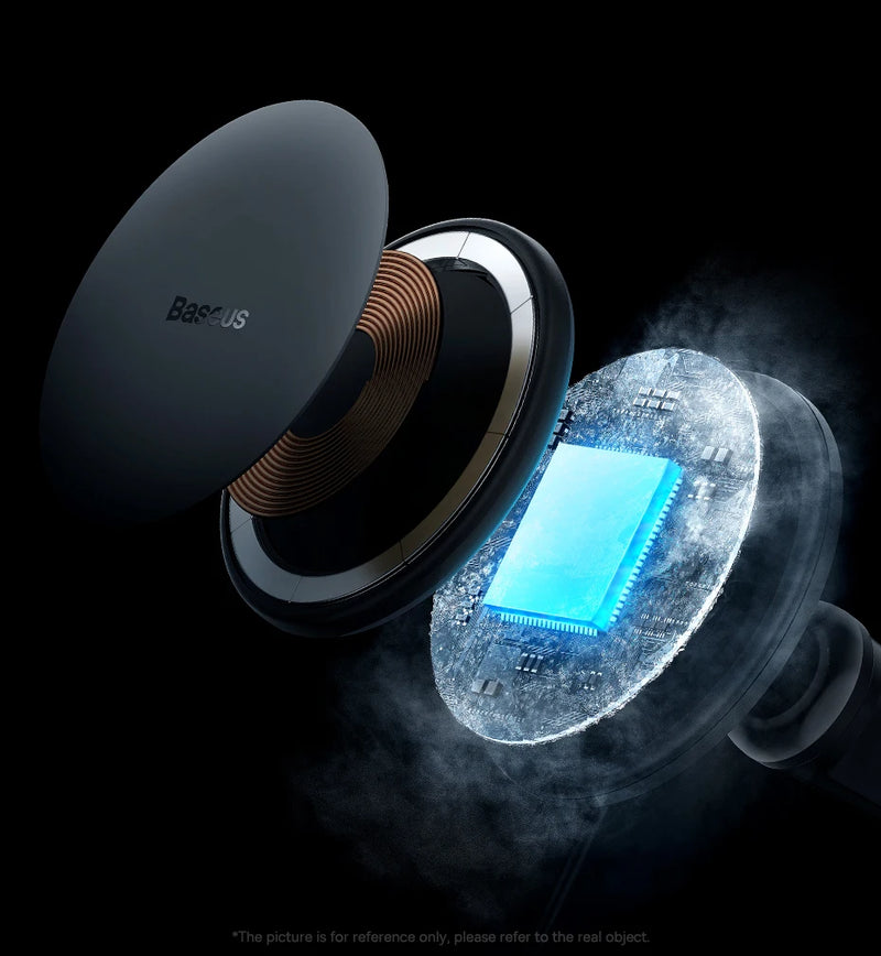 Baseus Magnetic Wireless Charger Car Phone Holder 15W Fast Charging Wireless Car Charger Holder For iPhone 16 15 14 13 Car Mount