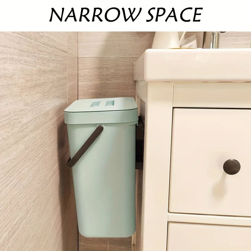 Kitchen Waste Bin Small Kitchen Compost Bin 3L Kitchen Waste Bin Household Countertop Container with Lid for Rubbish Composter