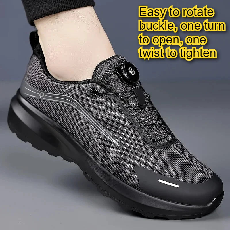 Leisure Walk Men Casual Shoes Anti Slip Sports Male Sneakers Breathable Treking Footwear Versatile Travel Trainers Hiking Shoes