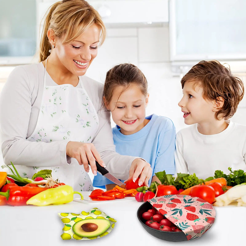 Reusable Beeswax Wrap Eco-Friendly Beeswax Food Wraps Zero Waste Bread Sandwich Food Wrap Organic Plastic-Free Food Storage