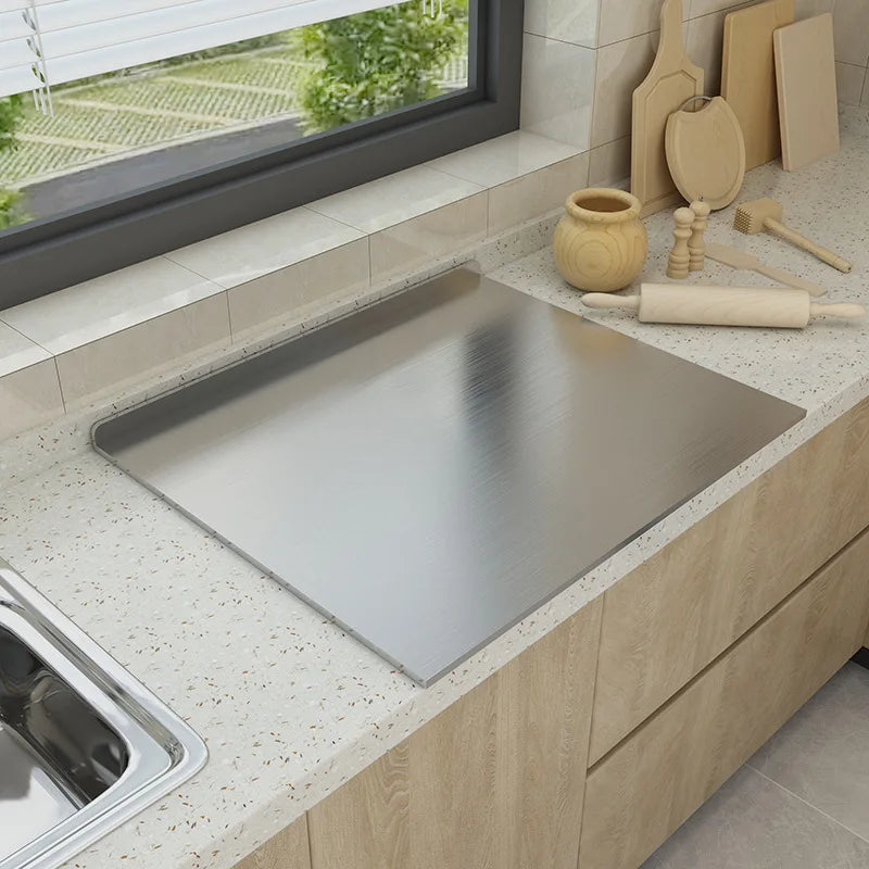 Stainless Steel Cutting Board 60*40cm Multifunctional Cut Vegetables and Meat Chopping Board Home Kitchen Rectangular Board