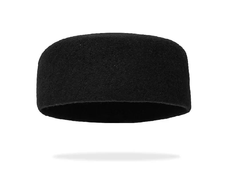 Tatiana Haven Men’s Wool Beret – Vintage Felt Fedora Hat for Casual & Classic Style