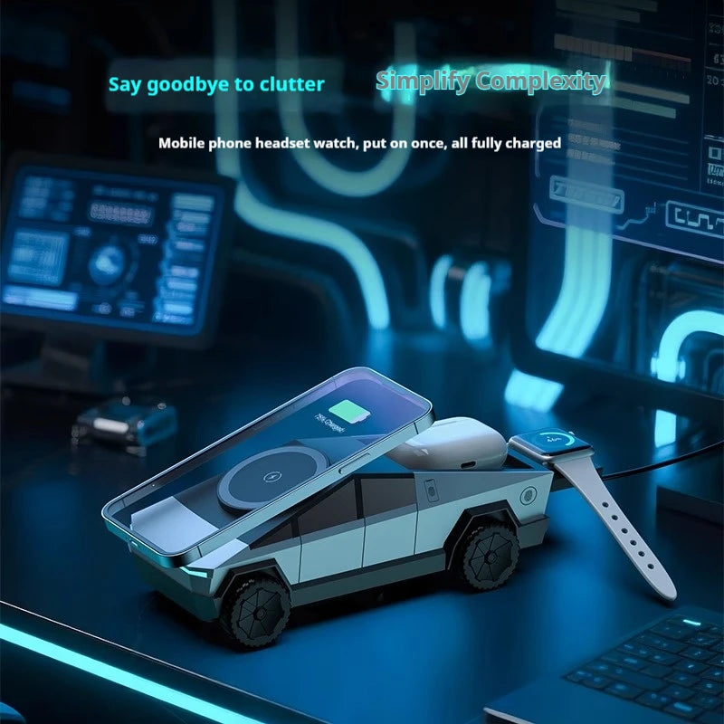 Multifunctional Fast Charging Dock for iPhone, Apple Watch & AirPods