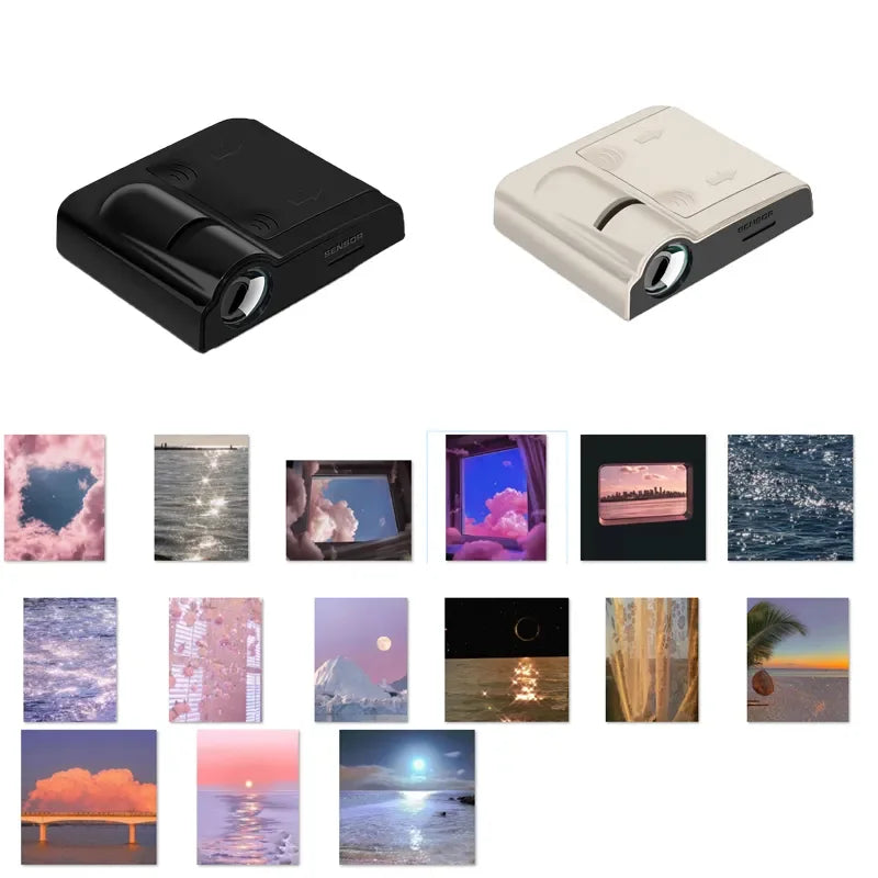 Scenery Projection Lamp Night Light Photo Prop Creative Background Planet Sunset Landscape Projector Light Party Decor ночник