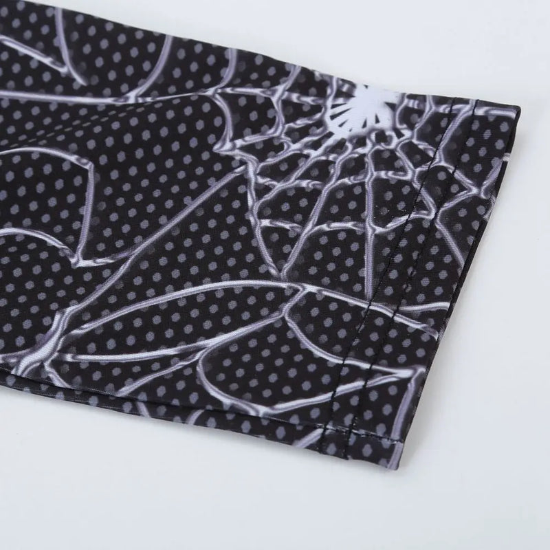 High Waist Fashion Leggings Women Fitness Running Yoga Leggings Pants Energy Gym Tight Leggings spider web printed Leggings