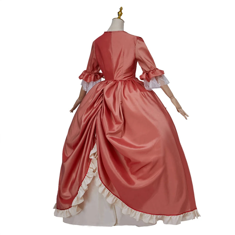 Late 18th Century Rococo Marie Antoinette Dress French Court Gown Victorian Pink Dress Renaissance Vintage Ball Gown