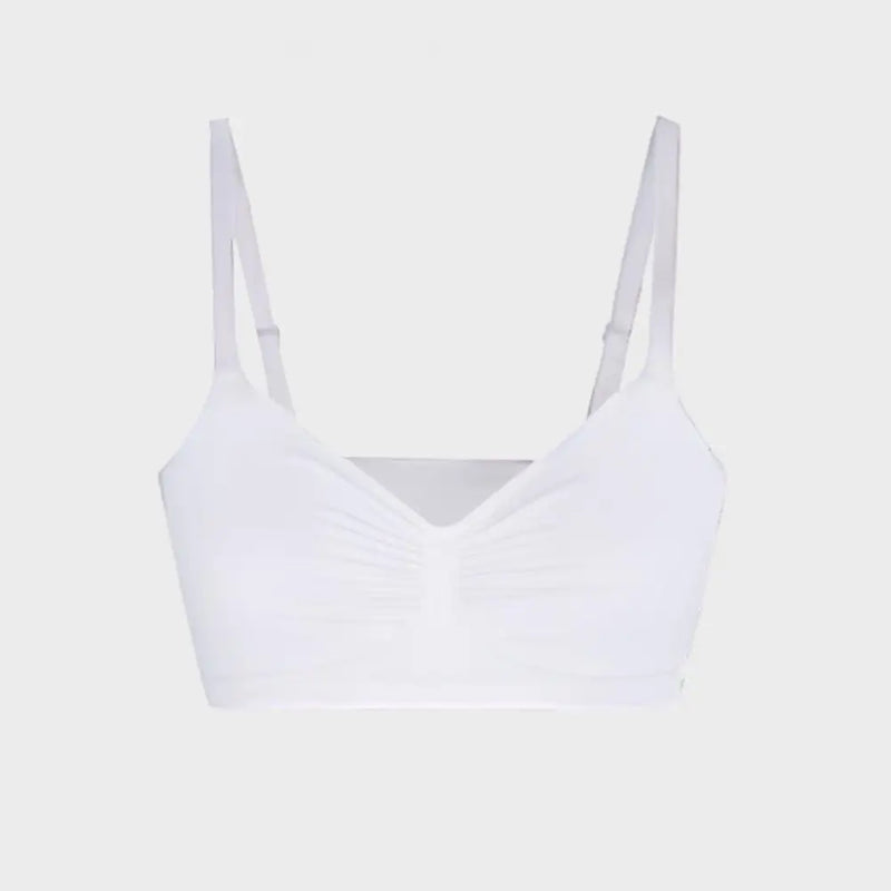 Sports Bras for Women Wireless Soft Workout Bra Full Coverage Push Up Bralettes Seamless Crop Cami Bra for Yoga Fitness