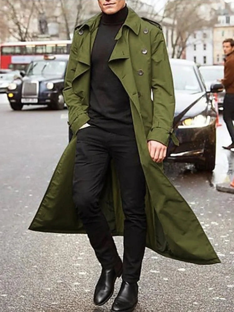 Streetwear Fashion Trench Men&