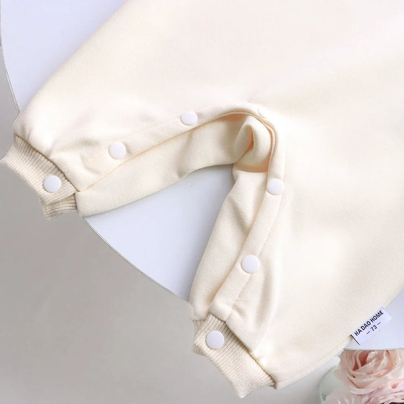 Funny Red Sweatshirts for The Whole Family Matching Clothes Father Mother and Son Daughter Cute Dog Print Tops Newborn Bodysuit