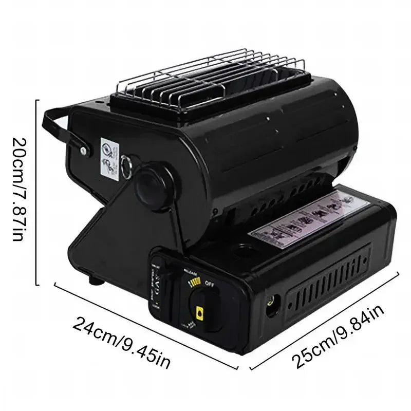 Camping Stove Gas Multifunctional Outdoor Survival Hiking Heater Household Hand Warmer for Camping Caravan Tent Fishing Heating