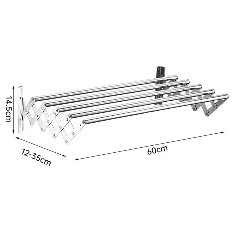 Foldable Clothes Drying Rack Clothes Drying Rack Space-saving Wall-mounted Drying Rack for Bathroom Laundry Room for Easy