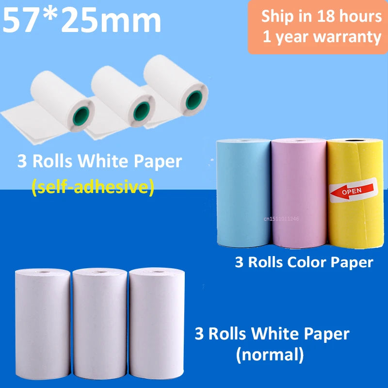 Portable Thermal Printer MINI Wirelessly BT 203dpi Photo Label Memo Wrong Question Printing With USB Cable Imprimante Portable