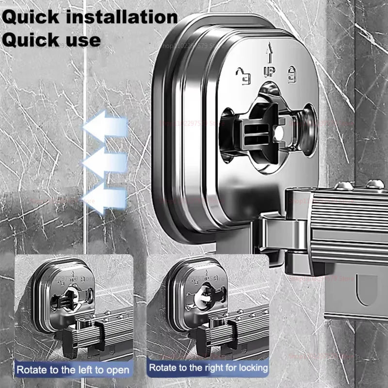 Retractable Clothes Drying Rack,Space-Saver,Collapsible Drying Racks for Laundry Room,Wall Mounted Clothes Hanger Rack