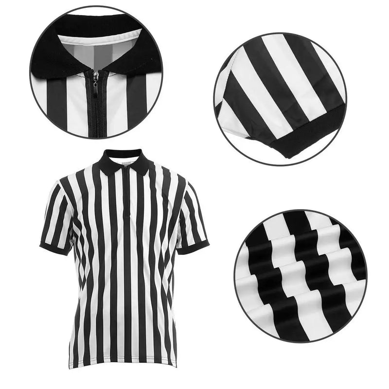 Striped Referee Shirt Men&