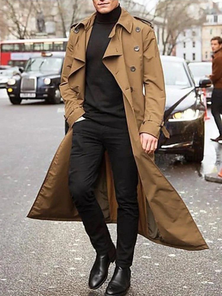 Streetwear Fashion Trench Men&