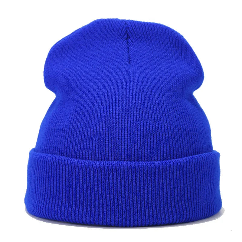 Tatiana Haven Unisex Knitted Beanie – Simple Solid Color Autumn & Winter Hat for Men and Women