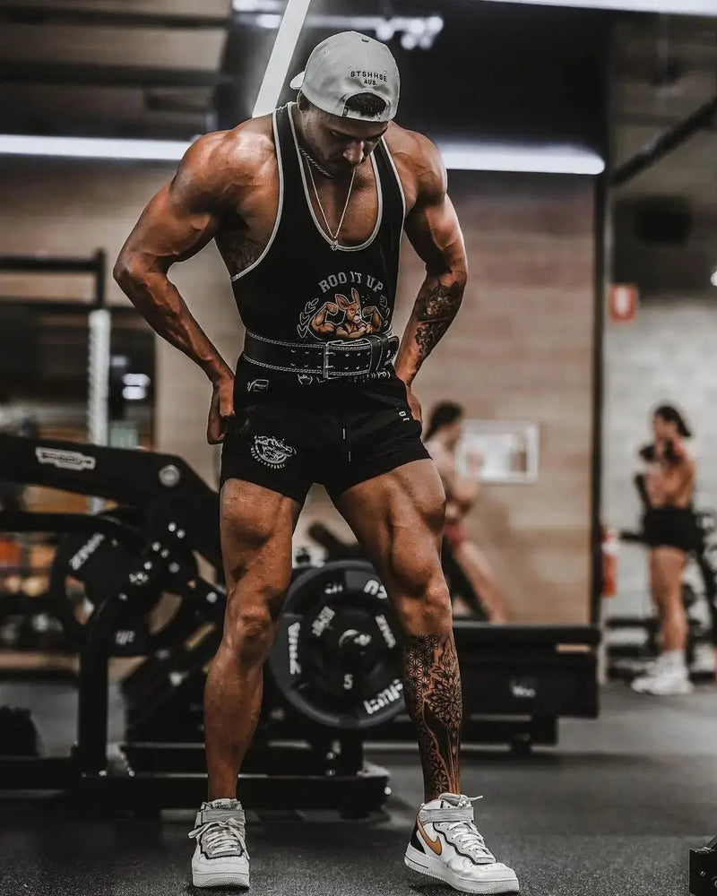 2025 New Sport Shorts Men Gym Workout Running Shorts Bodybuilding Joggers Summer Fitness Training Jogging Short Pants Male Beach