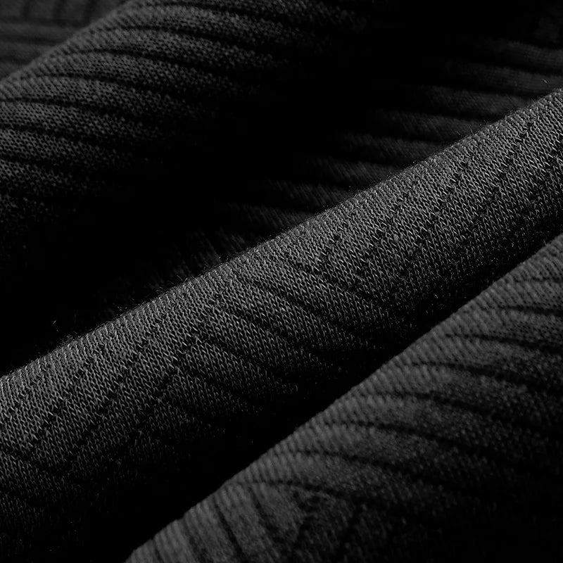 Men’s Zipper Polo Sweatshirt – Turn-Down Collar Long Sleeve Pullover for Autumn and Winter