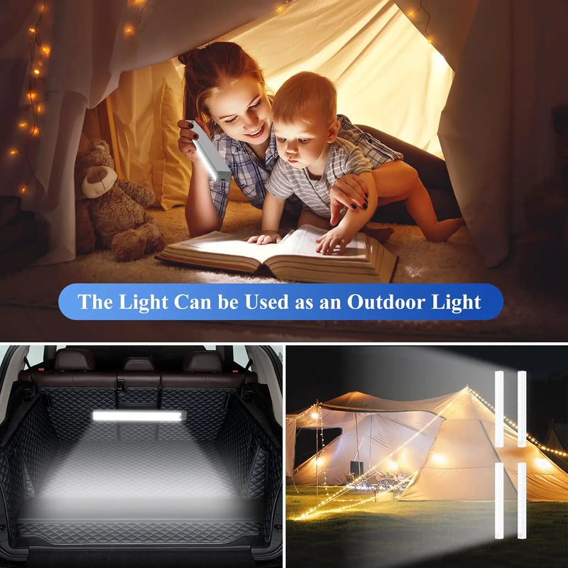 LED Motion Sensor Light Under Cabinet Night light Indoor Rechargeable Closet Lights for Wardrobes Kitchen Bedroom Cupboard Stair