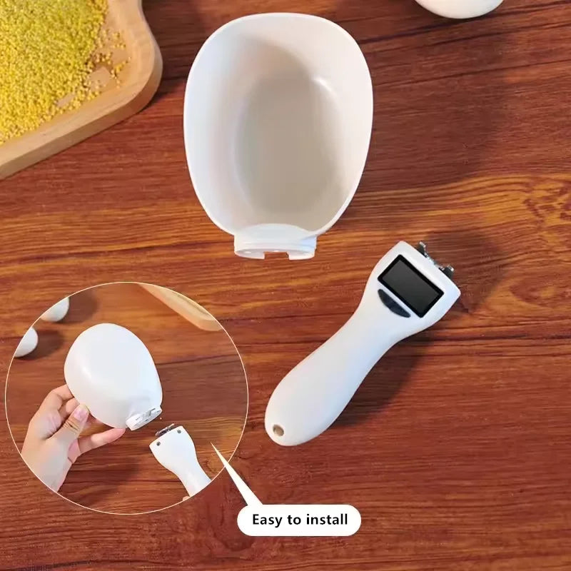 Kitchen Digital Food Measuring Spoon Scale Pet Food Measuring Spoon Scale Suitable For Cat And Dog Food Measuring Flour Spoon  ﻿