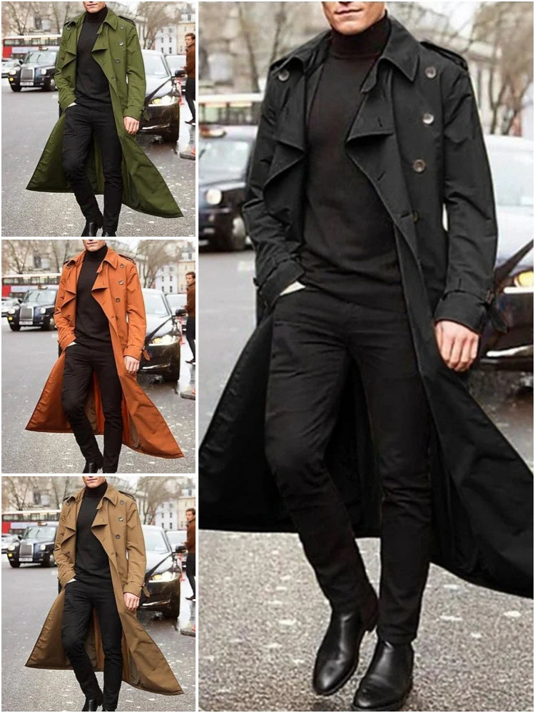 Streetwear Fashion Trench Men&
