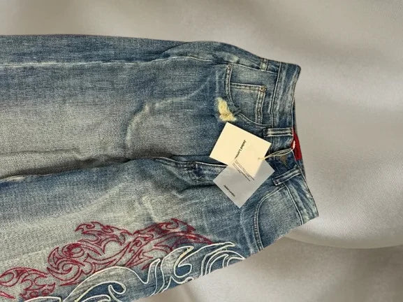 American retro jeans loose casual Y2K men&