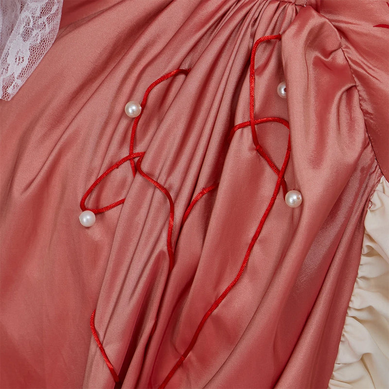 Late 18th Century Rococo Marie Antoinette Dress French Court Gown Victorian Pink Dress Renaissance Vintage Ball Gown