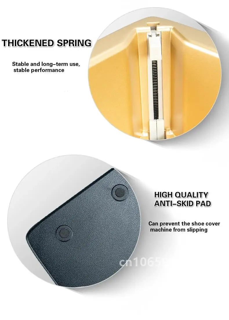 Automatic Shoe Cover Machine Smart Overshoes Dispenser T Buckle Shoe Cover Disposable PE Waterproof for Rainy Floor Clean Indoor