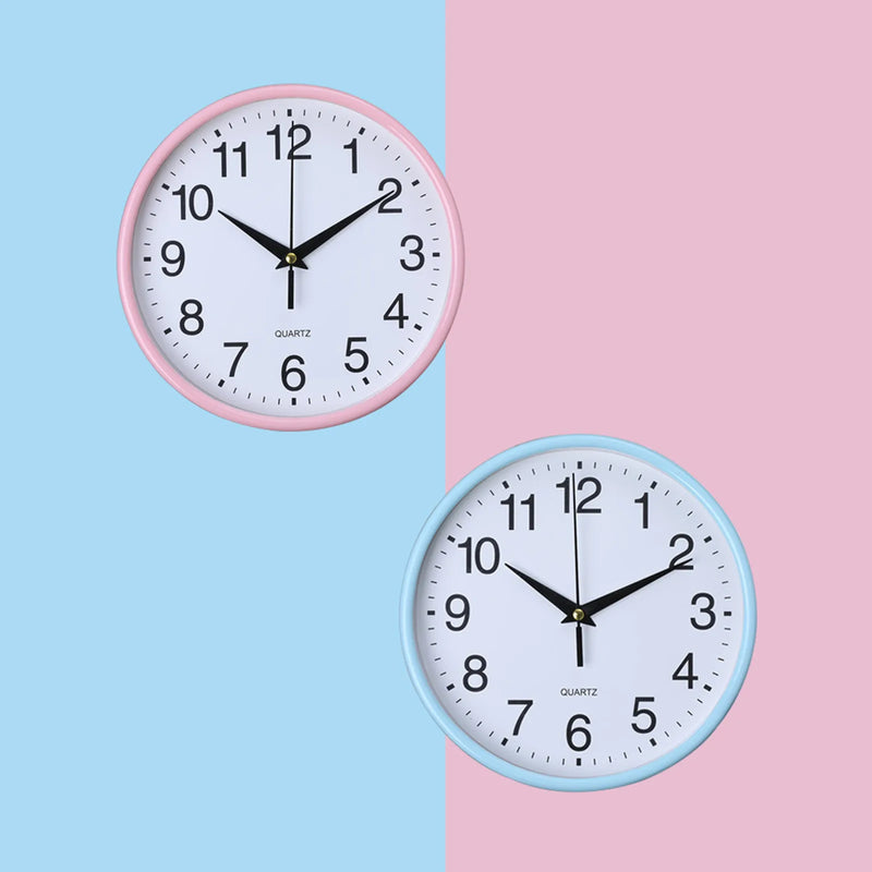 Minimalist Style Wall Clock, Quartz Clock, Bedroom, Living Room, Hanging Clock, Luminous Clock Household Wall Decoration 20cm