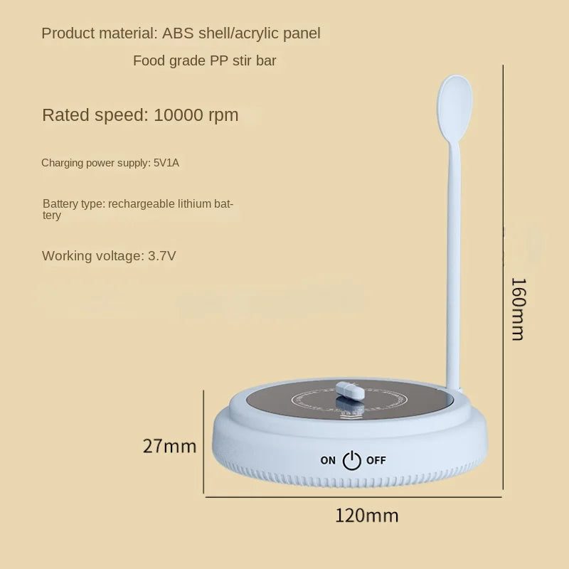 Automatic Mixing Cup Portable Electric Mixing Coffee Cup Water Cup Milk Cup USB Charging Magnetic Suspension Shaker Baby Items