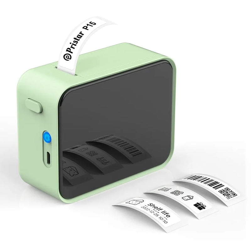 Wireless Bluetooth Label Printer Portable Thermal Printer Marklife P15 Inkless Labeling Machine Mini Label Maker P15 Sticker