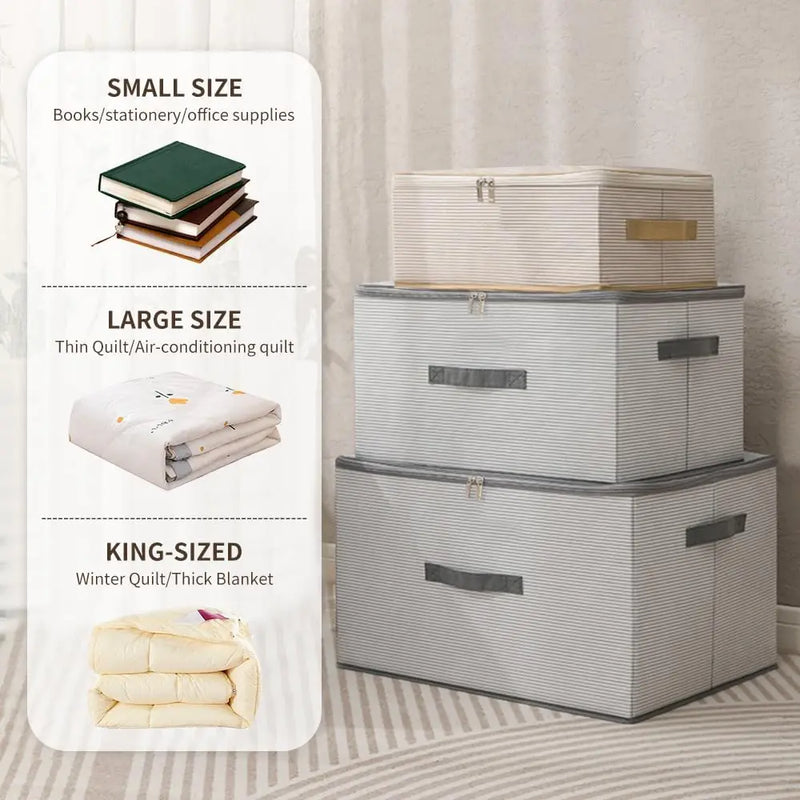 Collapsible Storage Boxes, Foldable Organizer, Bedding Small Toy, Clothes Boot, Shoe, Underwear Basket, Cubes Organizer