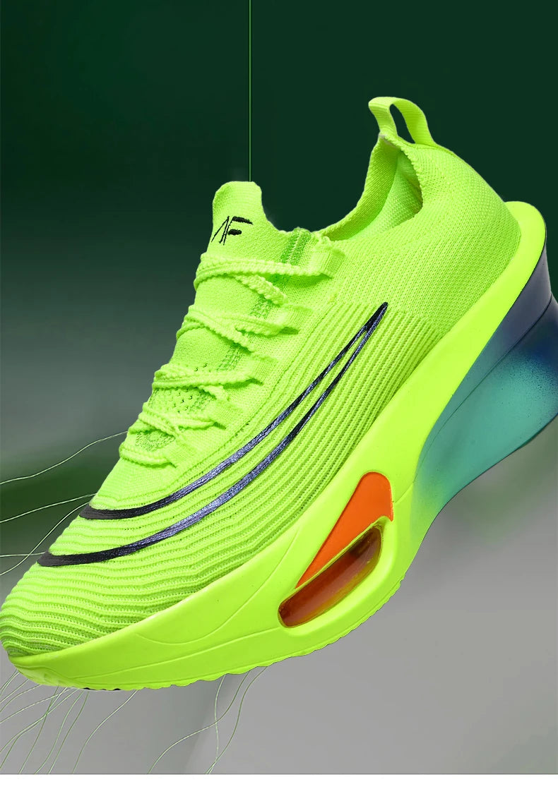 Casual Sneakers Air Cushion Running Shoes Jogging Marathon Men Sports Breathable Lightweight Comfortable Nonskid Leisure Sneaker