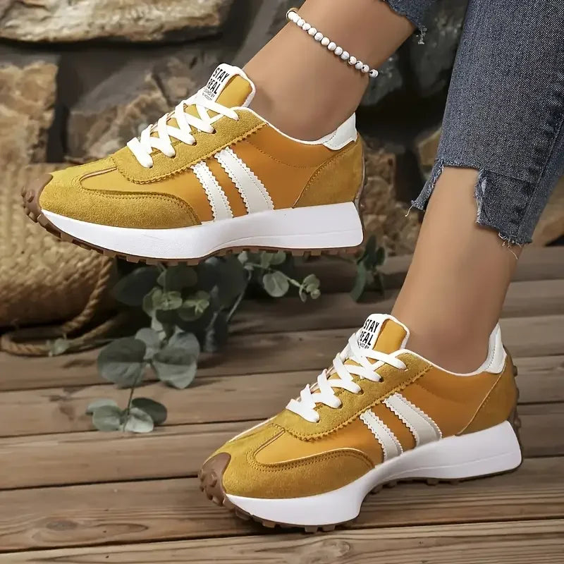 New 2025 Women Chunky Sneakers Platform Casual Fashionable Sneakers Lightweight Soft Bottom Running Shoes Summer Mesh Sneakers