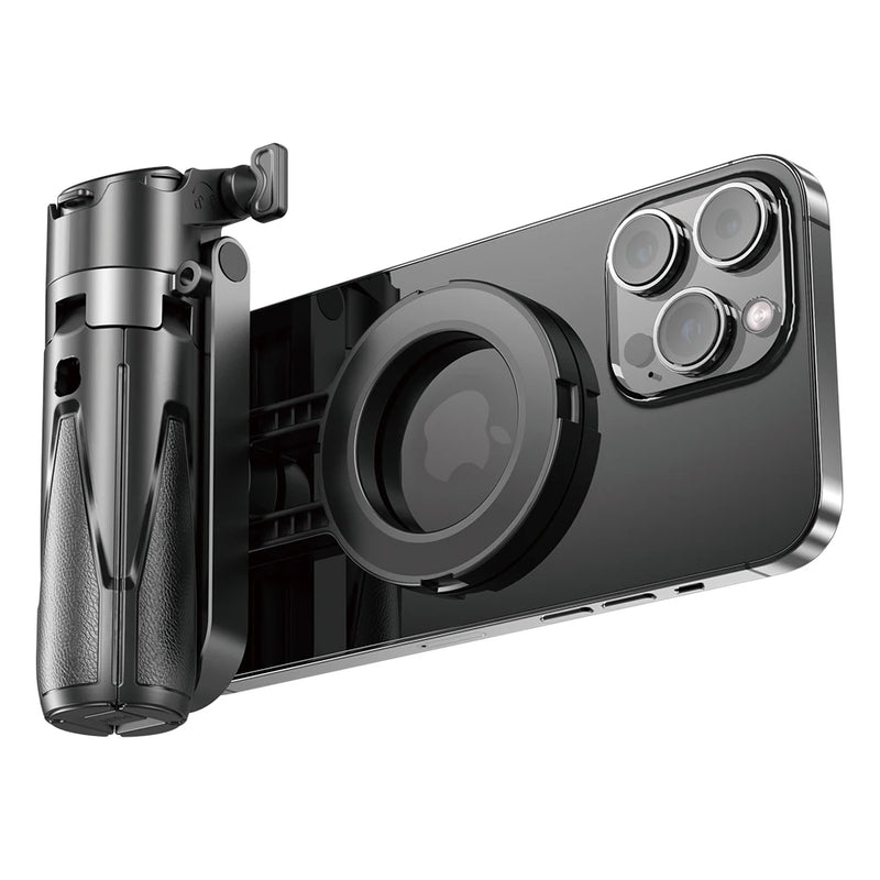 Upgraded Multi-Function Foldable Magnetic Phone Holder Selfie Stick with Remote Control – 360° DSLR-Style Rotation Tripod Stand