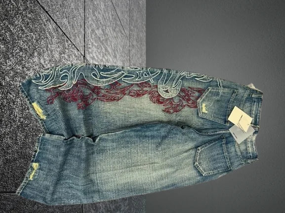 American retro jeans loose casual Y2K men&