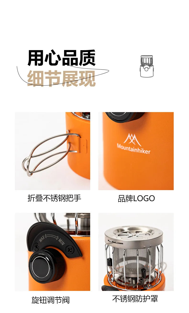 Mountainhiker Multifunctional Outdoor Camping Heating Stove Foldable Portable Heating Stove Air Tank Outdoor Mountaineering Stov