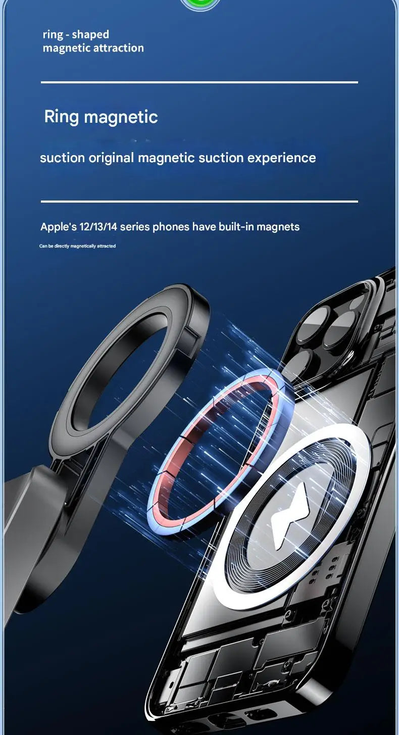 Upgraded Multi-Function Foldable Magnetic Phone Holder Selfie Stick with Remote Control – 360° DSLR-Style Rotation Tripod Stand