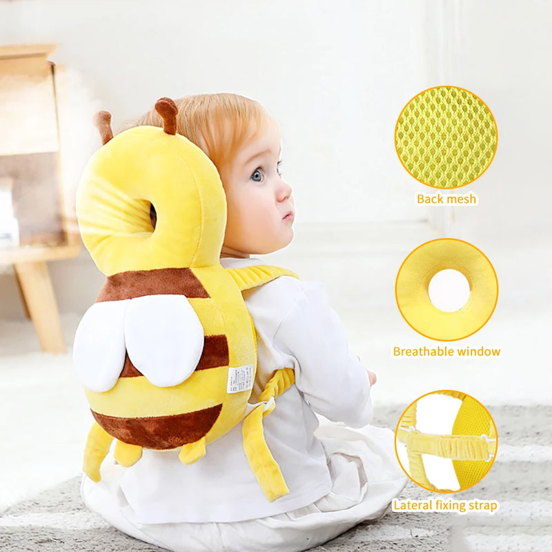 Baby Head Protector Backpack Pillow for Kids Toddler Children Soft PP Cotton Protective Cushion Cartoon Security Pillows Protect
