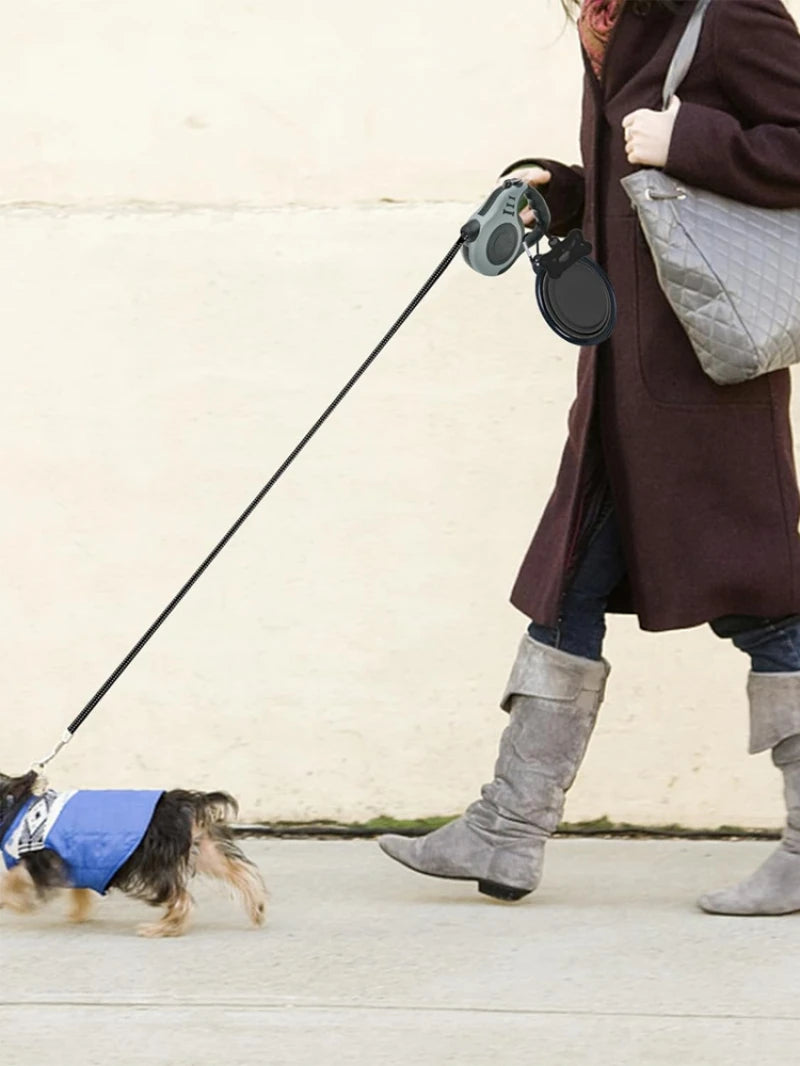 🐾 Retractable Dog Leash – 5m Automatic Nylon Lead for Small & Medium Dogs and Cats