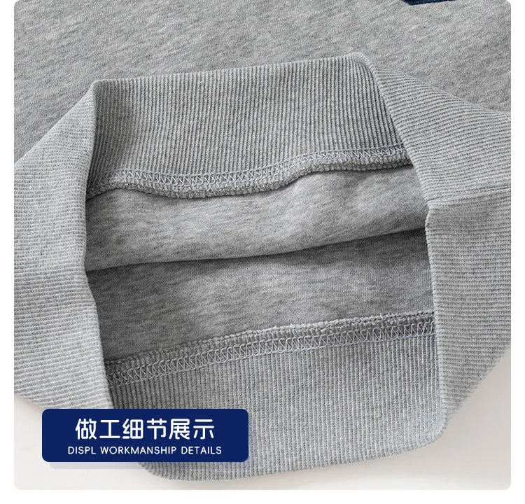 Boys’ Trendy Casual Sweatshirt – Long Sleeve Toddler Hoodie for Autumn Fashion