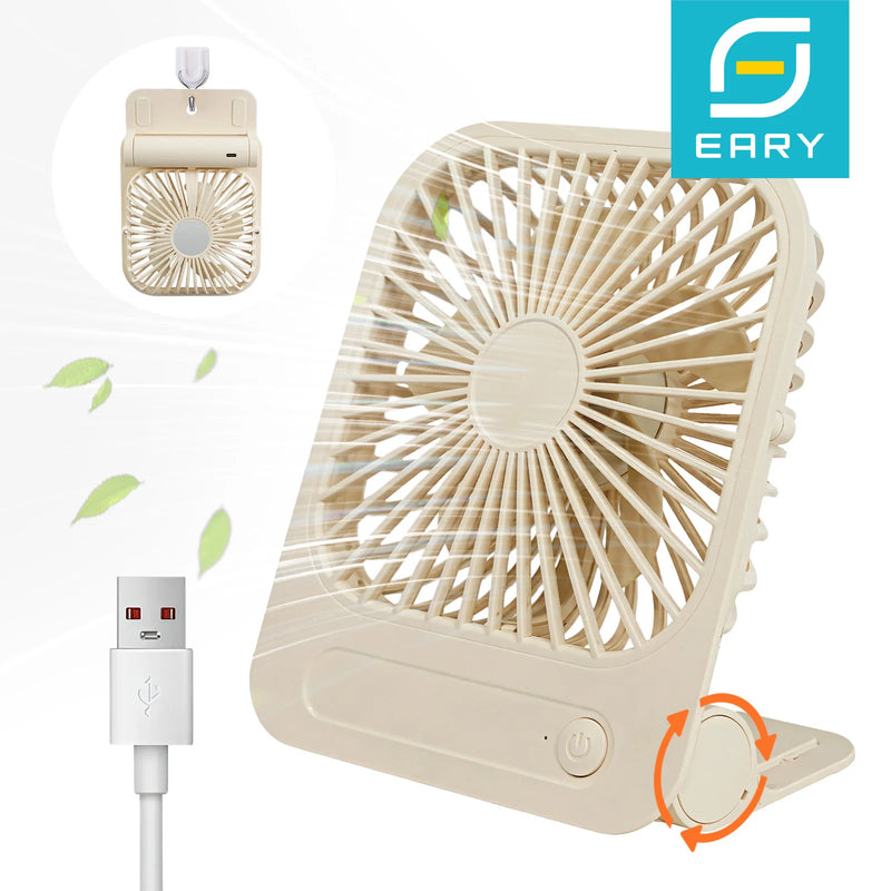Eary Magnetic Wall Fan With 1200mAh Battery 4 Wind Speed Strong Airflow Ventilador Fan Mount for Kitchen Gym Cruise Ship Cabins