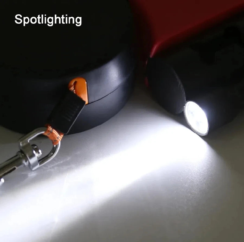 🐾 Double Retractable Dog Leash – 360° Tangle-Free Dual Leash for Two Dogs