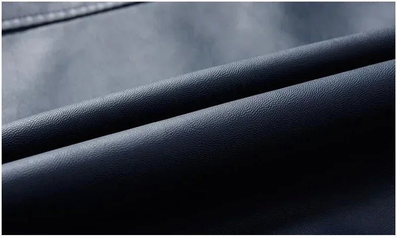 Bomber Jacket Men Baseball Motorcycle Embroidered Leather Pu Coats Slim Fit College Fleece Luxury Pilot Jackets Top Winter Coat