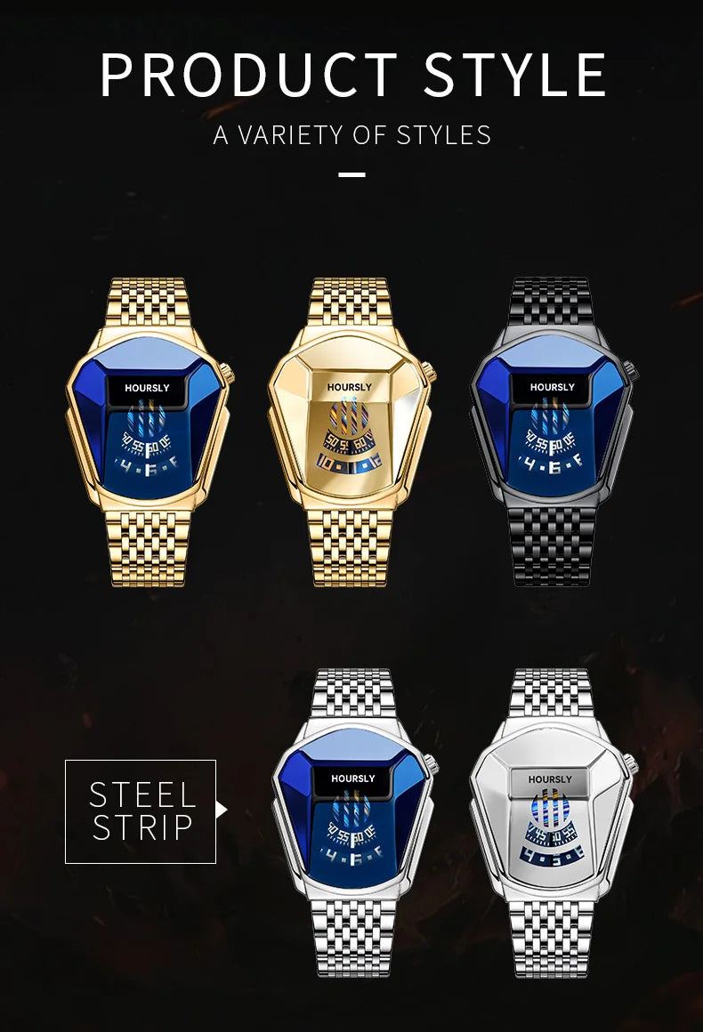 2025 Luxury HOURSLY Brand Trend Cool Men&