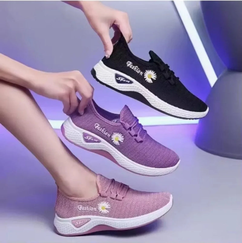 Women Sneakers Autumn New Trendy Mesh Casual Sports Running Shoes Wholesale Comfortable Lightweight Breathable Fashion Sneakers