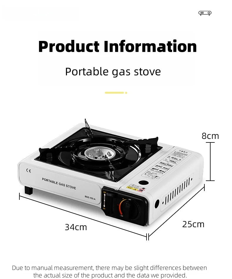 Portable chimney-style stove, suitable for outdoor barbecuing, camping and family gatherings. Multi-functional compact cooking