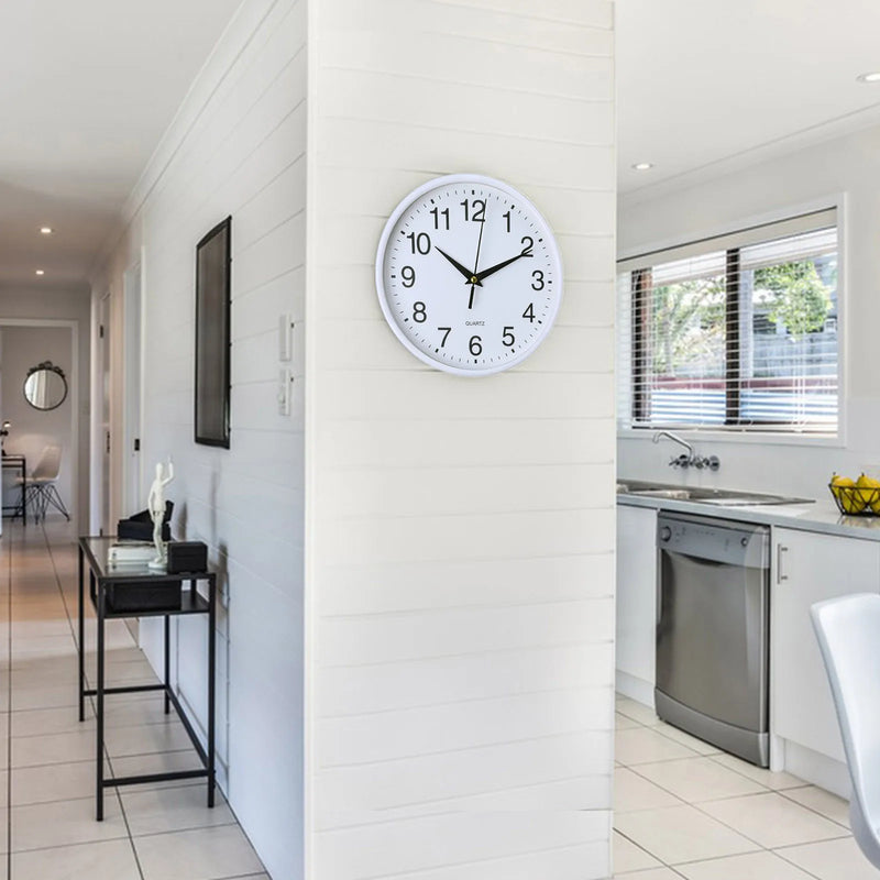 Minimalist Style Wall Clock, Quartz Clock, Bedroom, Living Room, Hanging Clock, Luminous Clock Household Wall Decoration 20cm