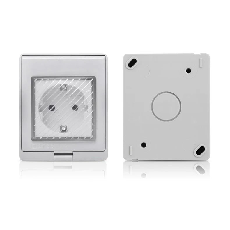 Avoir IP55 Smart Waterproof Electrical Outlets With Timer Tuya Wifi Connected Power Socket Standard EU Plugs 16A Home Appliance